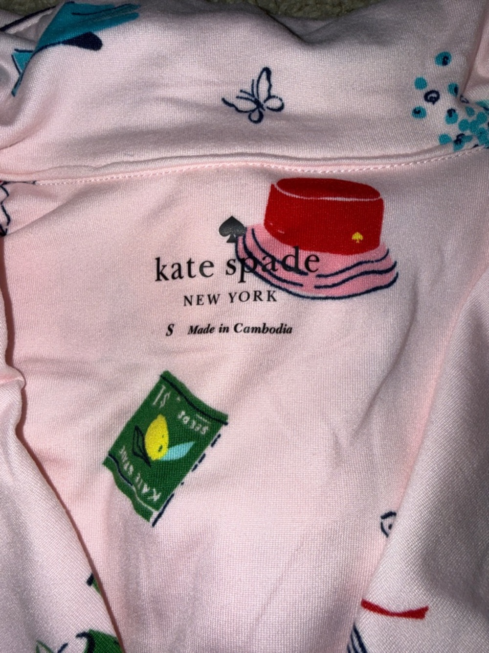 kate spade Light Pink Printed Two-Piece Pajama Set - Picture 2 of 13